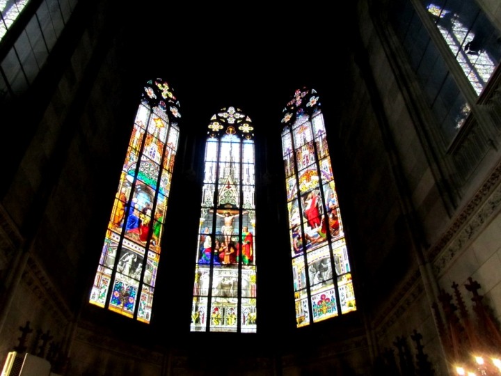 Stained Glass Window Inside St. Elisabeth Church